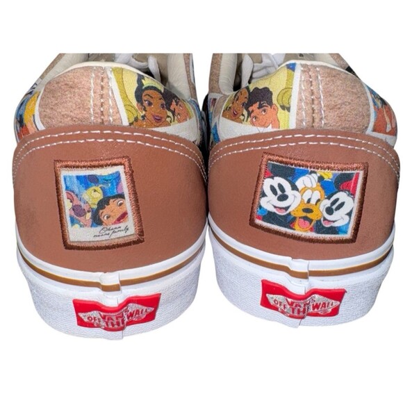 Vans x Disney Mens 100th Scrapbook Old Skool Skate Sneakers Mens 11.5 Womens 13 main image 8